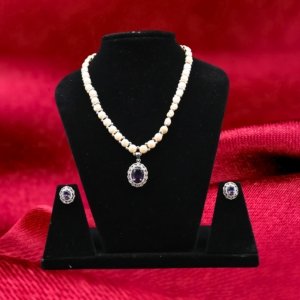 Royal Amethyst Pearl Set