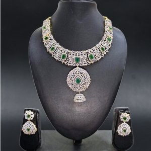 Meherbano Green Bridal Necklace Set