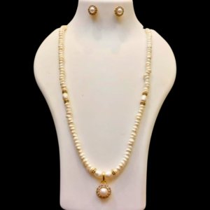 Real Pearl Aura Pendant Set