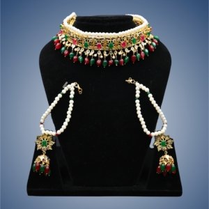 Deccan Ruby-Emerald Gulubadan Choker