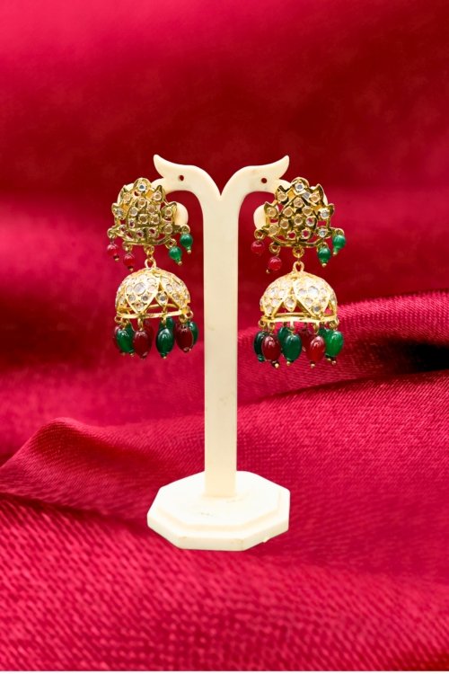 Multicolor Jhumka Earrings