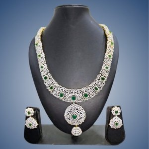 Meherbano Green Bridal Rani Haar