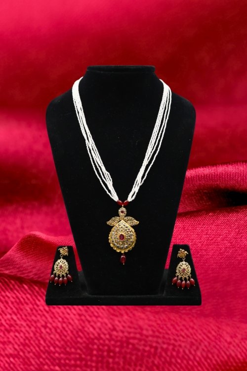 Original Polki Pearl Pendant