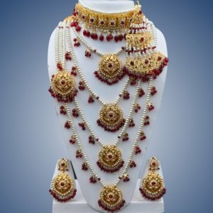 Aishwarya Maroon Bridal Set