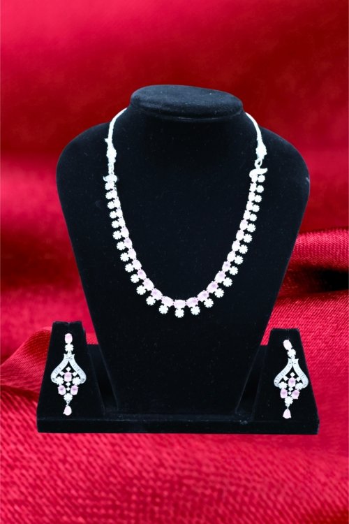 AD Necklace Pink