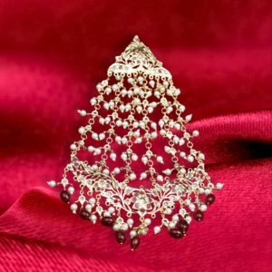 Red Multistone Bridal Passa