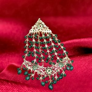 Green Multistone Bridal Passa