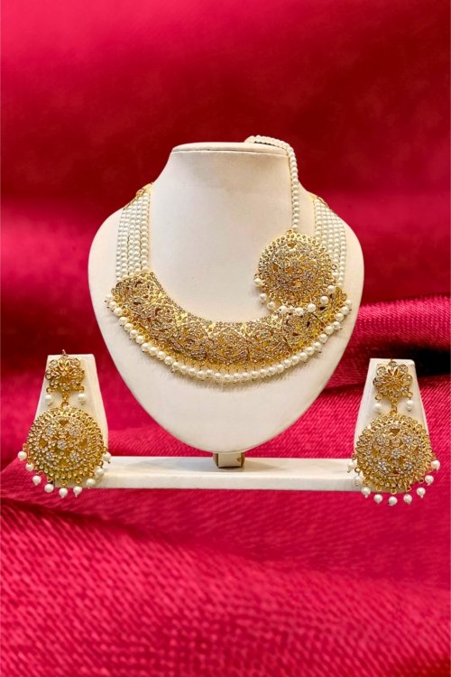  Pearl & Polki Choker