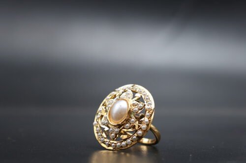 Original Polki Pearl Ring