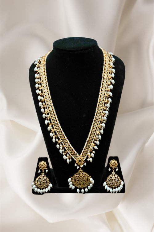 Pearl Drop Polki Rani Haar