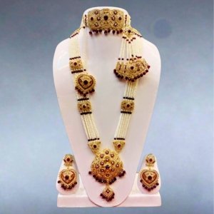 Ruby Royal Beaded Set