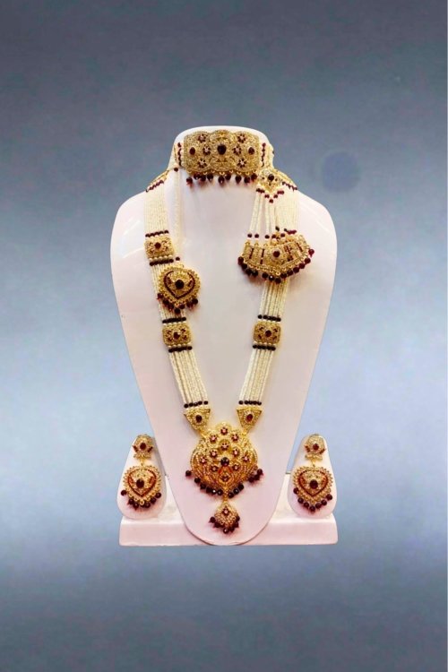 Ruby Royal Beaded Set